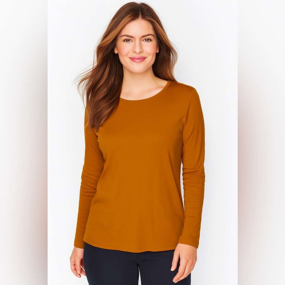 Talbots 100% Cotton Long Sleeved T-shirt